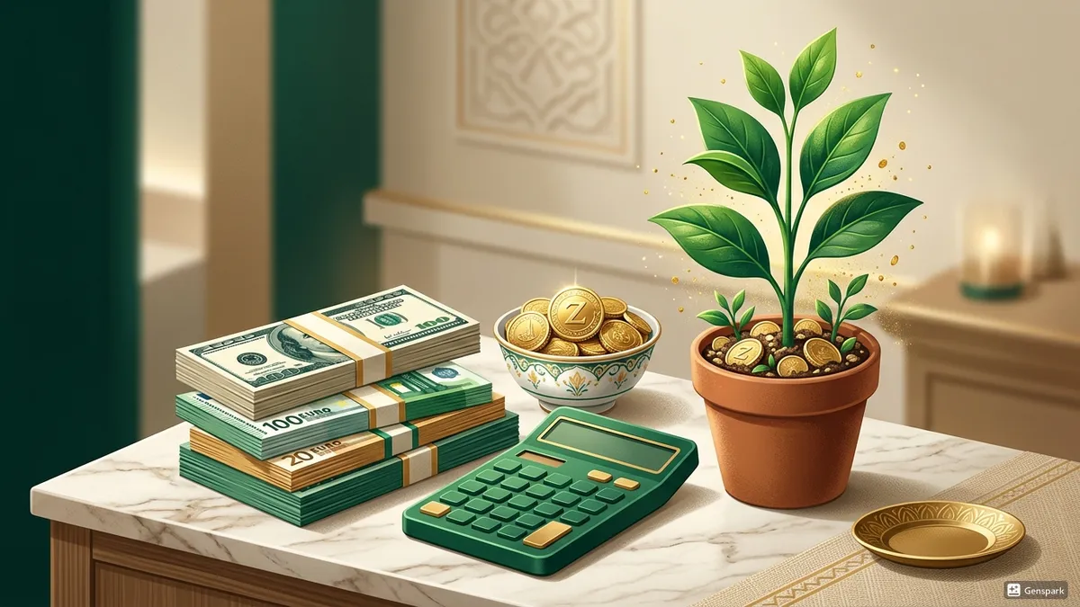 حساب زكاة المال والنقود