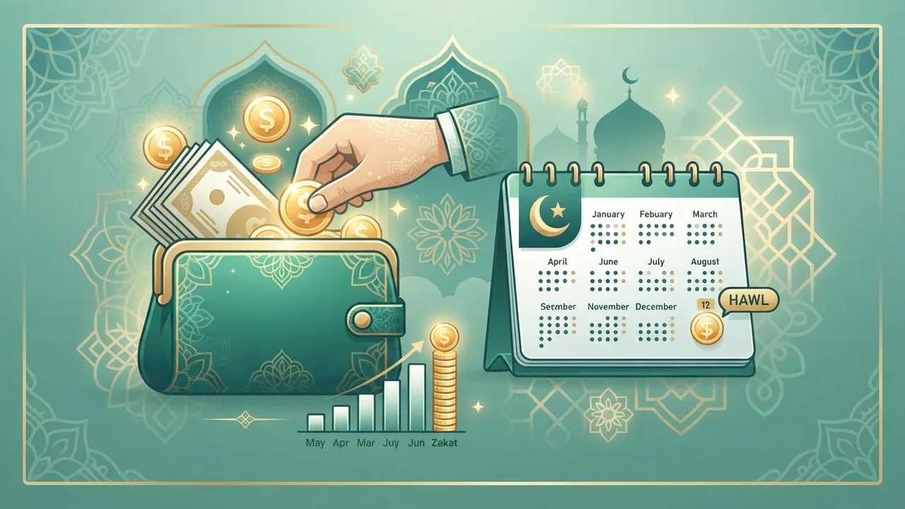 حساب زكاة الراتب الشهري والمدخرات